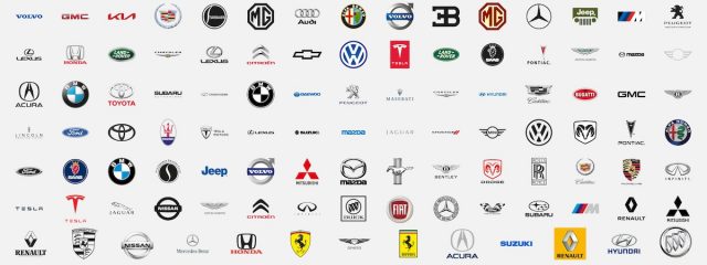 Auto Logos im Überblick: Jedes einzelne ist einzigartig. Foto: Adobe / Hunman