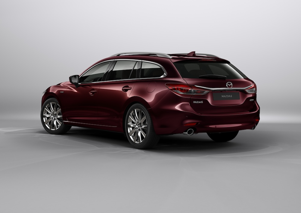 Der Mazda6 Kombi ist ein Hingucker. Foto: Mazda