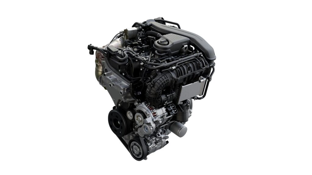 VW-Benzinmotor 1.5 TSI evo2 mit Zahnriemen unter der Abdeckung