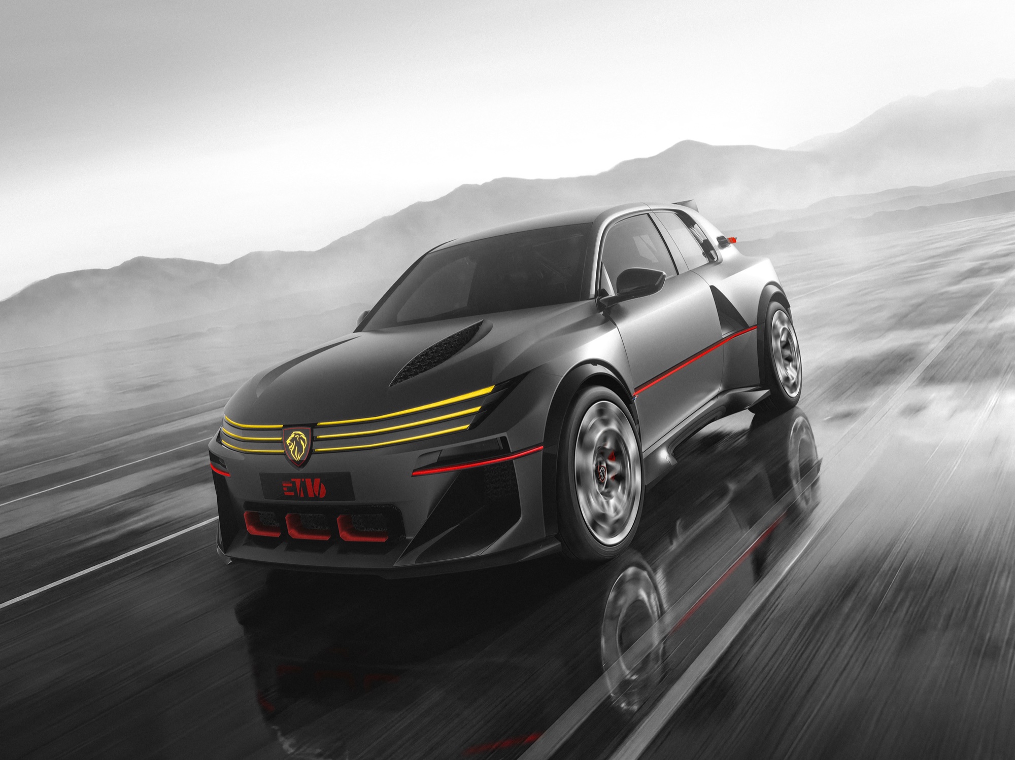 Peugeot E-T16 Concept: Elektrische Hommage an den 205 T16 mit 816 PS